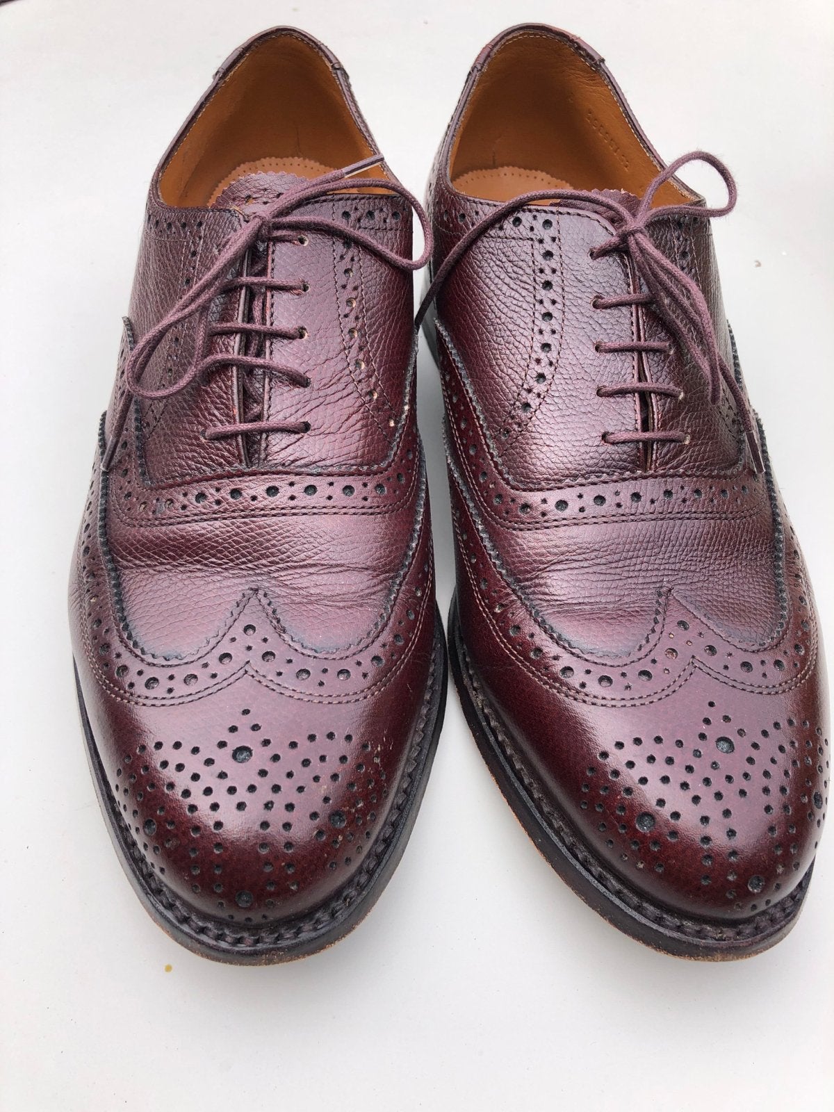 Van Bommel Brogues - Bruin Leer - Maat 44, Kleding | Heren, Schoenen, Ophalen, Gedragen, Overige kleuren, Veterschoenen