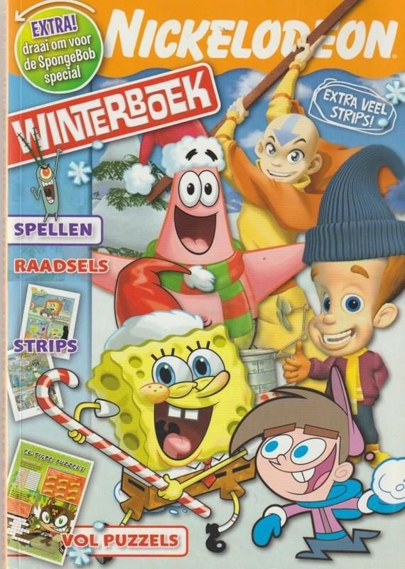 Nickelodeon Winterboek - Spellen, Raadsels, Strips & Puzzels, Gelezen, Nickelodeon, Fictie algemeen, Ophalen of Verzenden