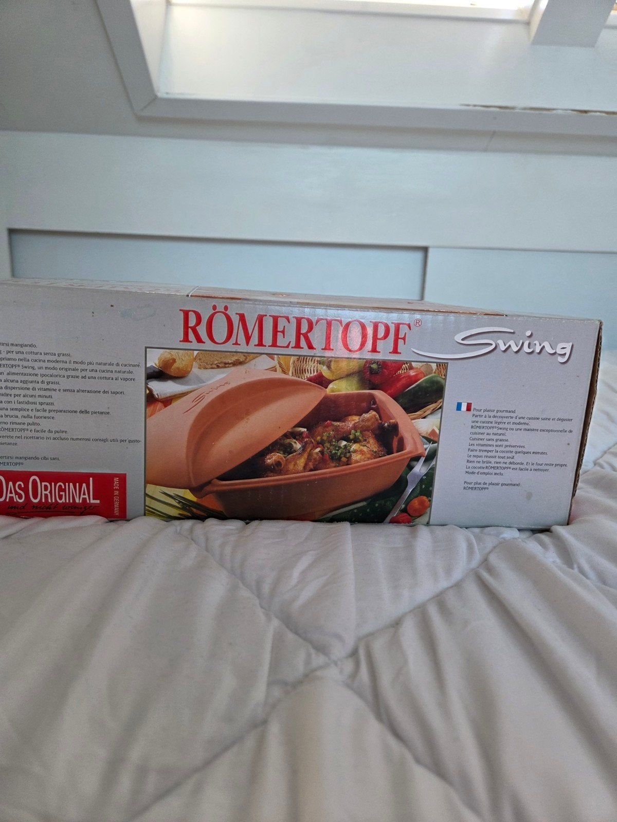 Römertopf Swing - Ovenschaal voor Gezond Koken, Overige typen, Nieuw, Ophalen of Verzenden, Steen/keramiek