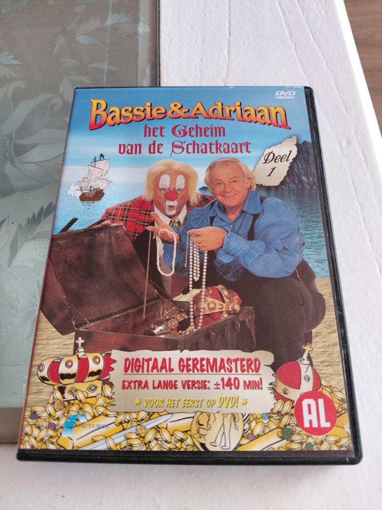 Bassie en Adriaan geheim van de Schatkaart deel 1 dvd., Avontuur, Alle leeftijden, Ophalen of Verzenden, Zo goed als nieuw