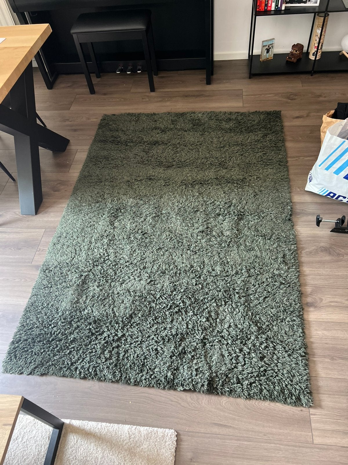 vloerkleed groen, Huis en Inrichting, Stoffering | Tapijten en Kleden, 200 cm of meer, Ophalen of Verzenden, Zo goed als nieuw