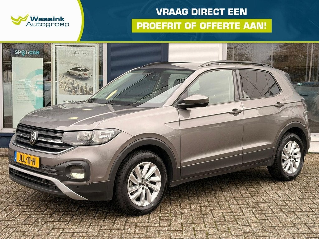 Volkswagen T-Cross 1.0 TSI 110pk 7-DSG Style | Navigatie | A, Auto's, Volkswagen, Gebruikt, Bedrijf, 3 cilinders, 1198 kg