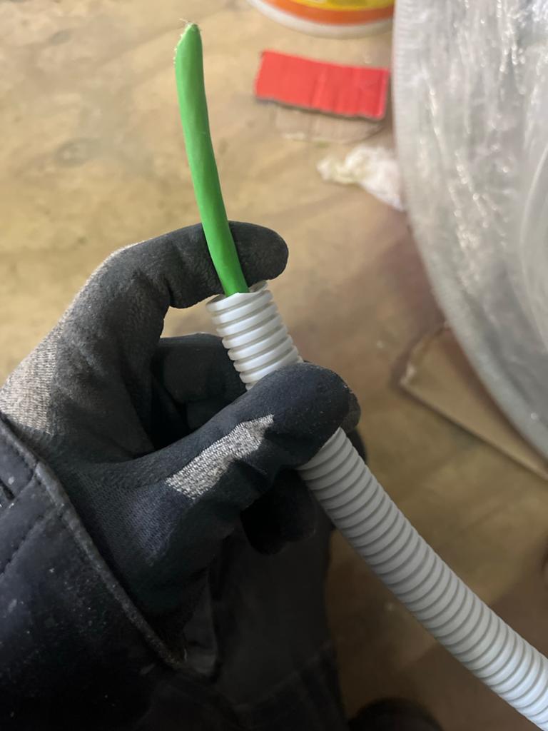 Cat 7 Netwerkkabel in flexibele buis, Ophalen, Nieuw, Kabel of Snoer