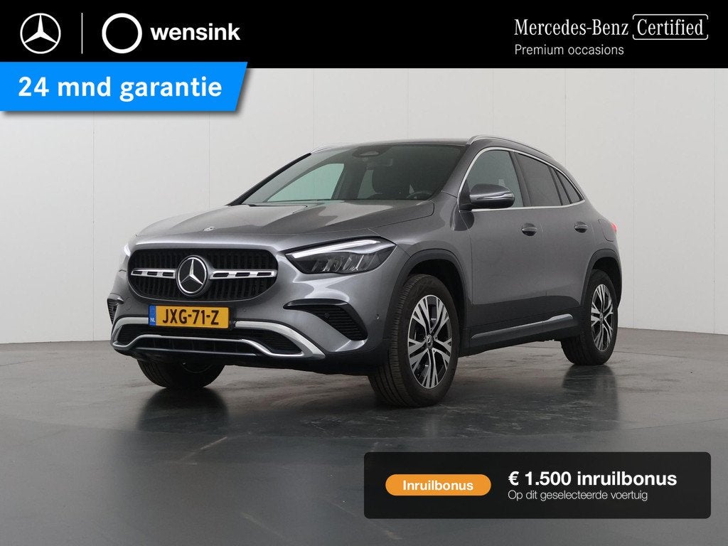 Mercedes-Benz GLA-klasse 250 e Luxury Line | Trekhaak | Geti, Auto's, Mercedes-Benz, 4 cilinders, 16 kWh, Leder en Stof, Bedrijf