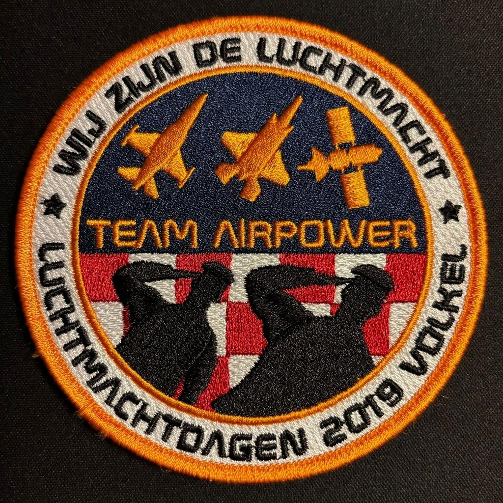 RNLAF Luchtmachtdagen 2019 Patch, Ophalen of Verzenden, Luchtmacht, Nederland, Embleem of Badge