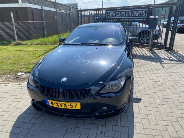 BMW 645 cis head up 19 inch met werk xenon dynamic drive, Auto diversen, Schadeauto's, Zwart, 4398 cc, Partnerportal@bmw.de, Bmw