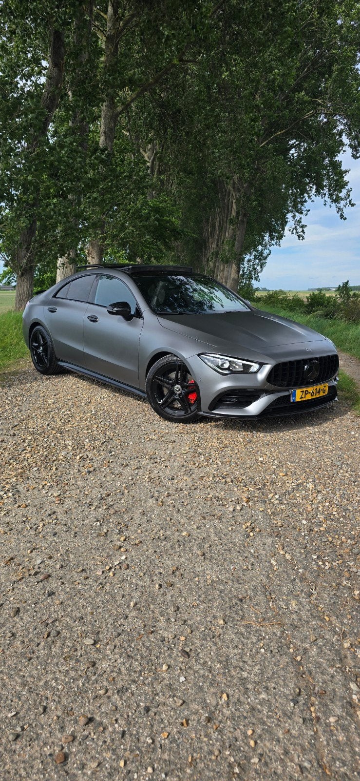 Mercedes-Benz CLA 200 AMG Night Edition | Pano | Automaat, Auto's, CLA, Zwart, 4 cilinders, Origineel Nederlands