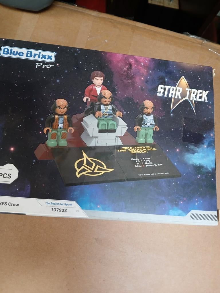 Blue brixx pro star trek TSFS crew, Kinderen en Baby's, Speelgoed | Bouwstenen, Ophalen of Verzenden, Nieuw