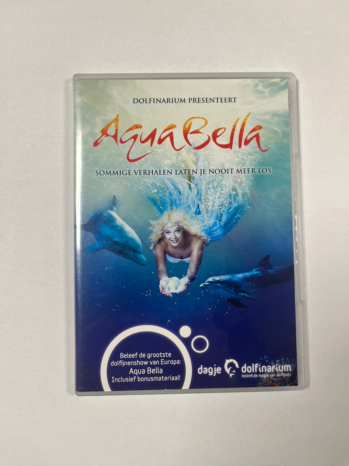 Aquabella (dolfinarium presenteert) NL-DVD, Cd's en Dvd's, Show, Alle leeftijden, Nederlands, Zo goed als nieuw