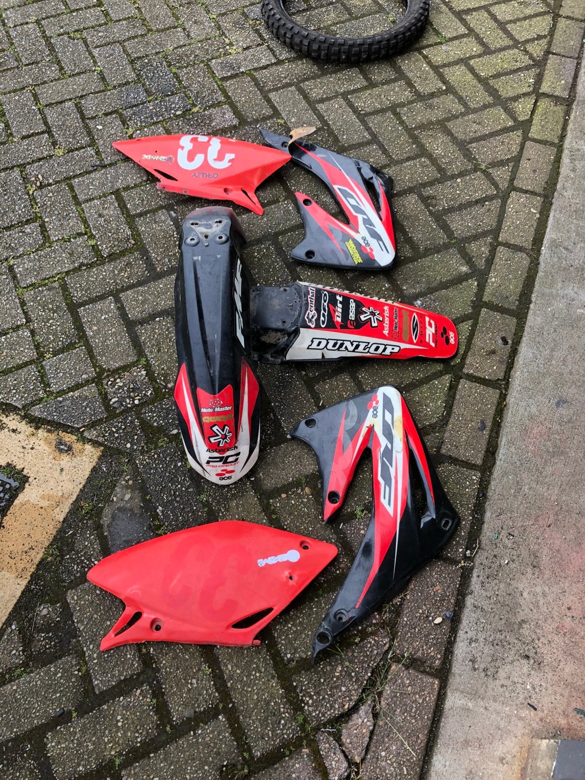 Honda crf kappenset, Ophalen of Verzenden, Zo goed als nieuw, Honda
