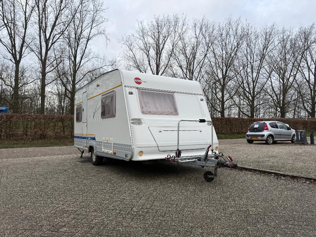 Burstner Ventana 450 TS 2000, Standaardzit, Ringverwarming, Bedrijf, Dwarsbed