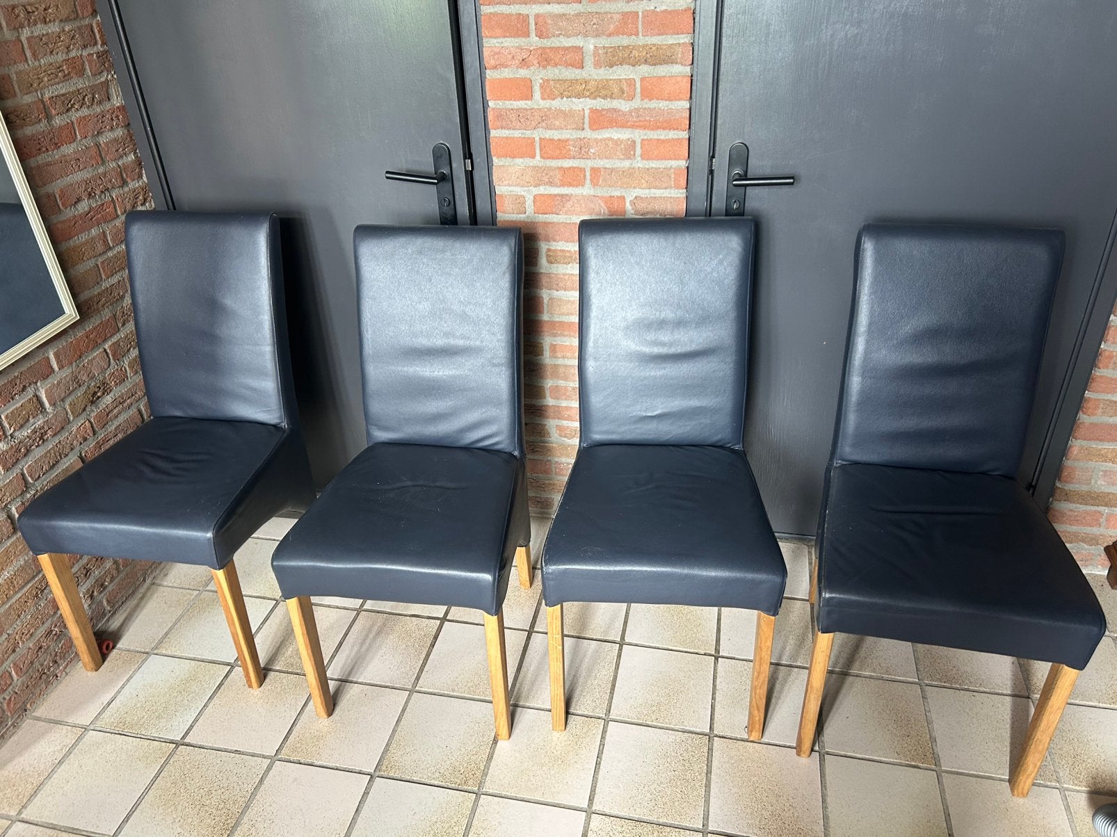 stoelen, Ophalen, Gebruikt, Vier