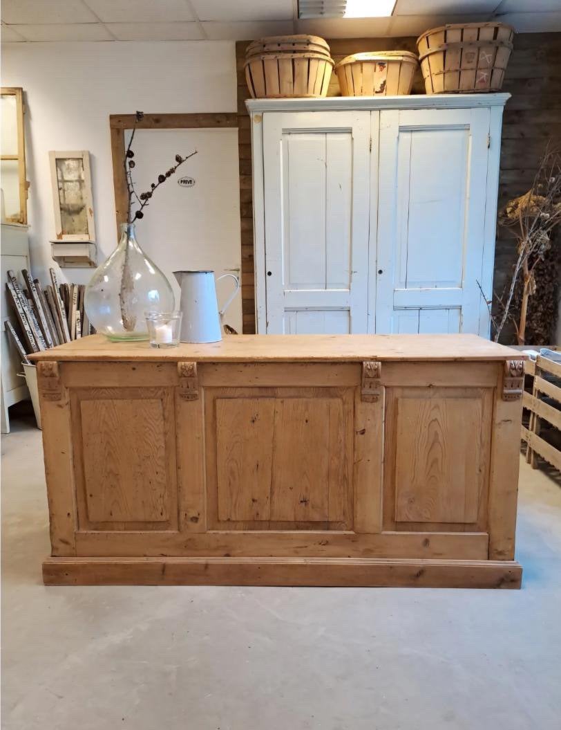 Mooie Brocante Toonbank - 164 cm lang, Ophalen