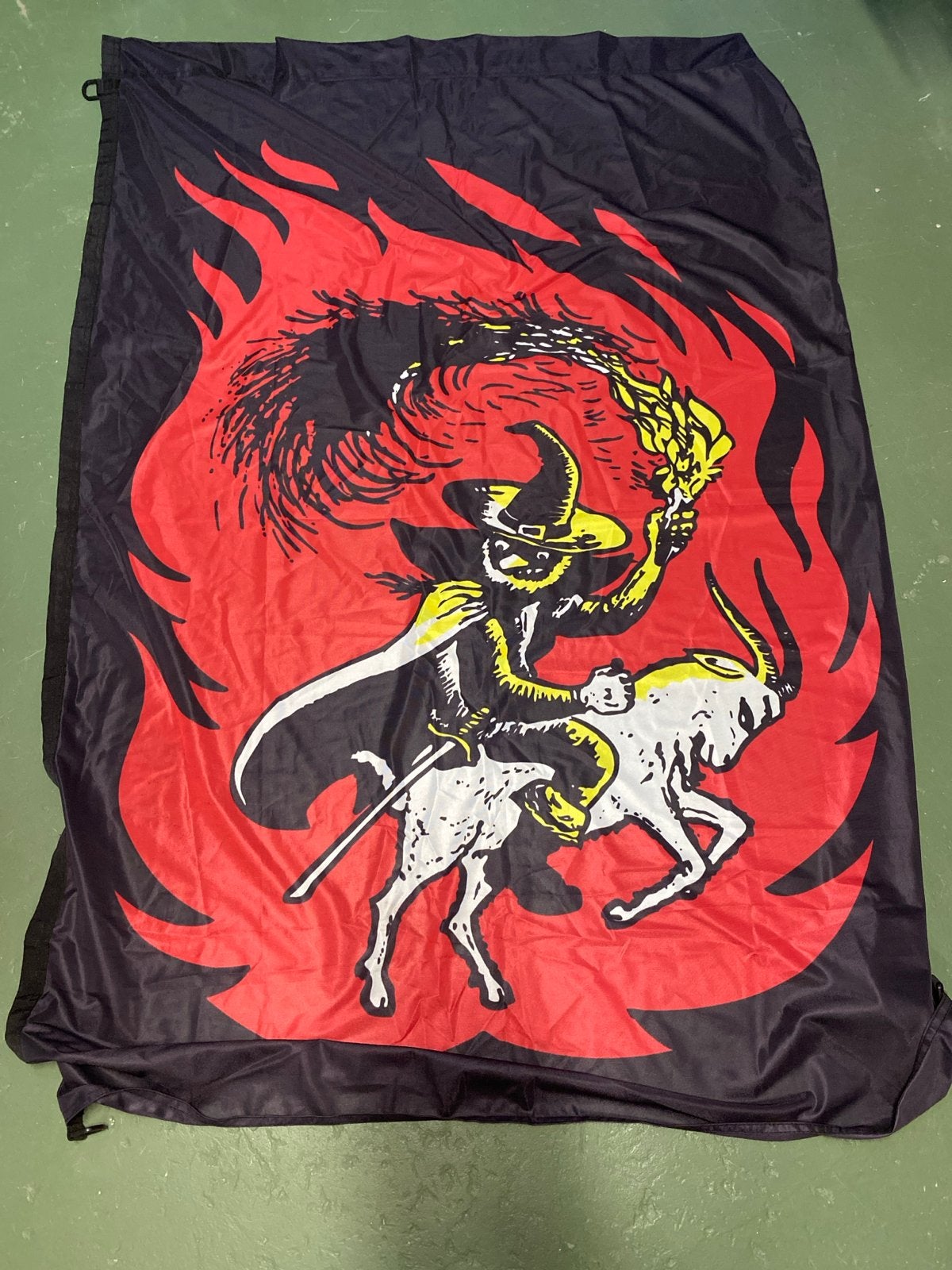vlag van de Bokkenrijders, Ophalen