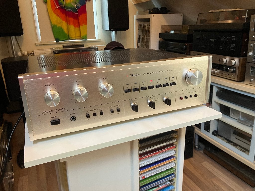 Accuphase E-205 champagne full service garantie mooi en goed, Overige merken, Refurbished, Ophalen of Verzenden, Accuphase straat