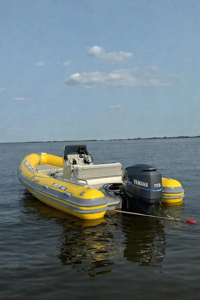 Joker 540 RIB met Yamaha 115 PK, Watersport en Boten, 70 tot 120 pk, Zo goed als nieuw, Benzine, Overige materialen