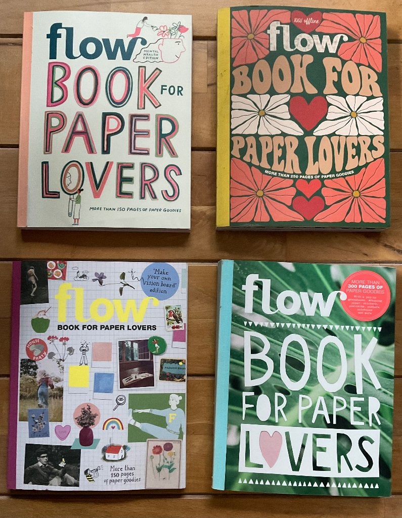4x Flow Book for Paper Lovers  *NIEUW, Verzenden, Nieuw, Damesbladen