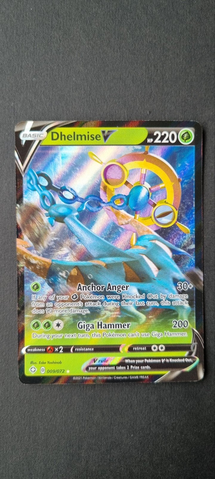 Dhelmise V SHF 009/072 excellent, Ophalen of Verzenden, Gebruikt, Losse kaart