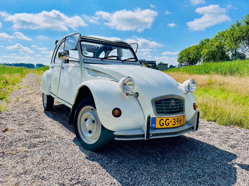 2cv6 Spécial blanc meije 04-1987 114.028 km | Import France, Voorwielaandrijving, 602 cc, 2CV, Cabriolet