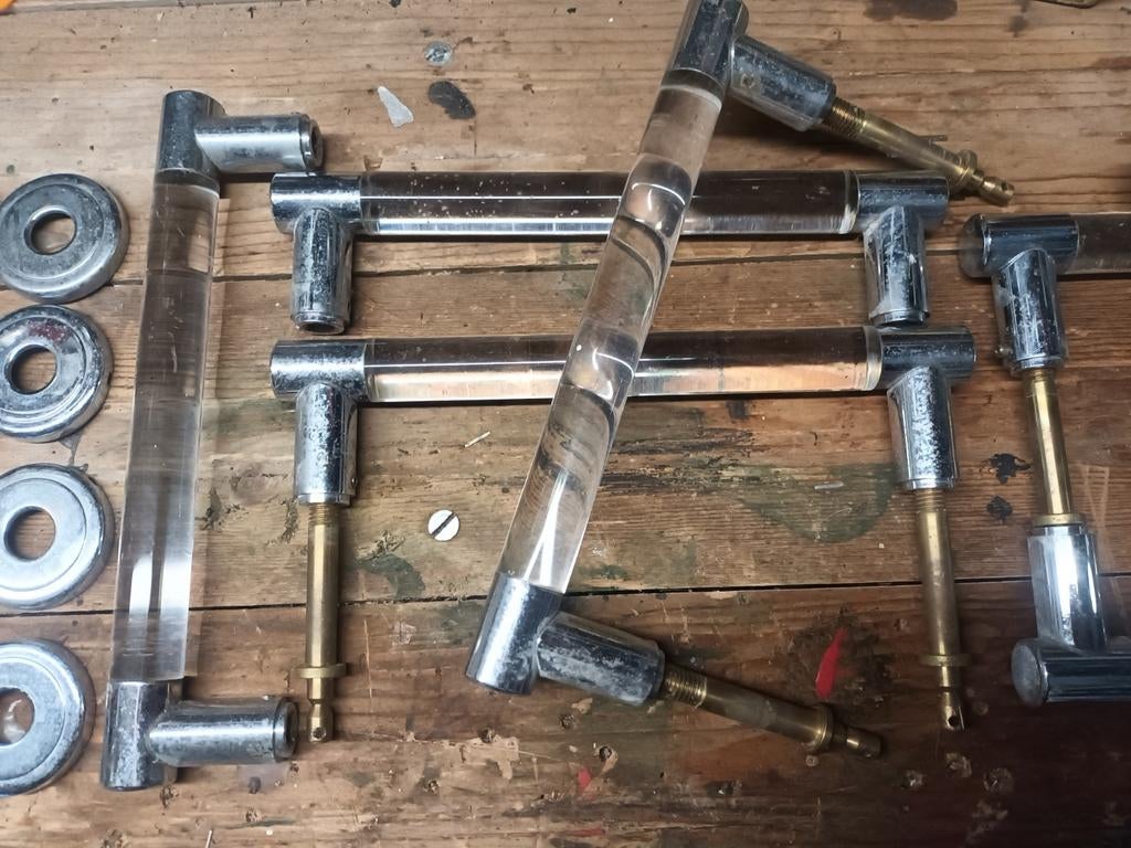 Jaren '90 Deurbeslag Handvaten - Set van 4, Doe-het-zelf en Verbouw, Ophalen of Verzenden