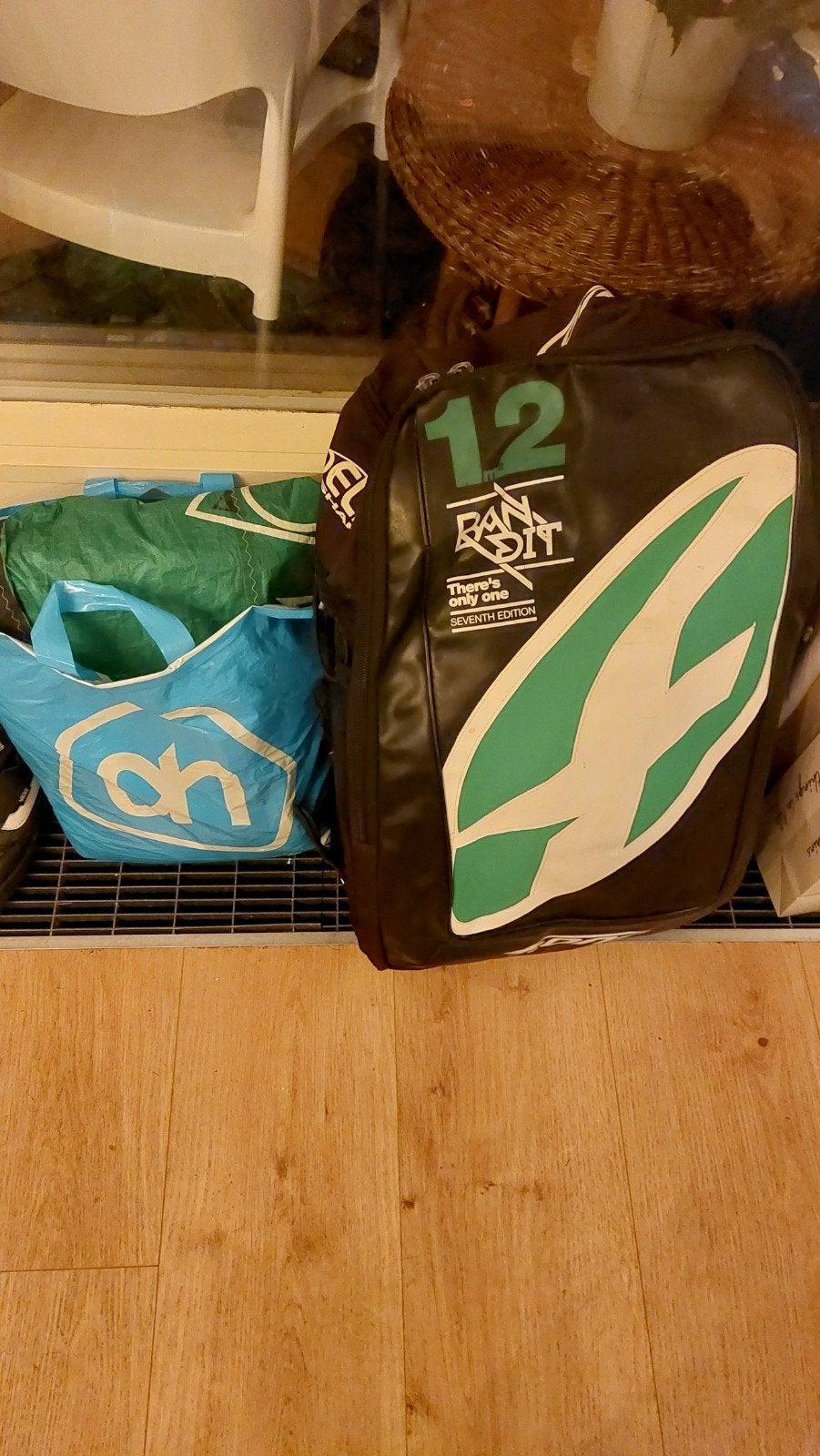 F-One Bandit 7 12m² and 6m² Kitesurf Kite, Watersport en Boten, Ophalen, Gebruikt, Geen board, Kite