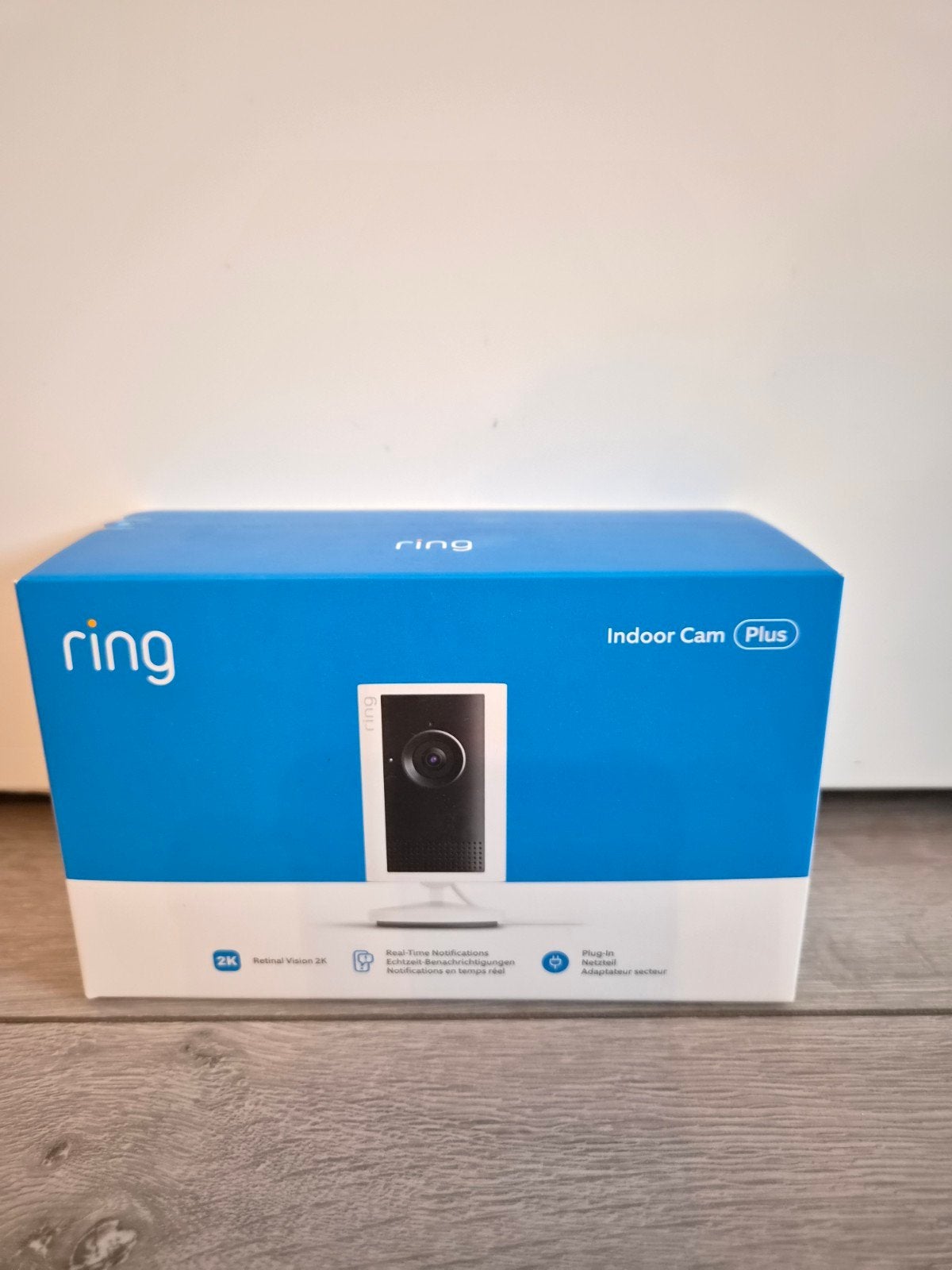 Ring 2K Indoor Cam Plus - Nieuw in doos, wit, Ophalen of Verzenden, Nieuw, Binnencamera