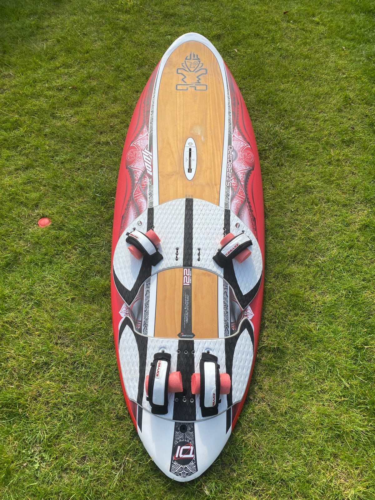 Starboard kode 122 +unifiber shallow fin 30cm en boardbag, Watersport en Boten, Ophalen, Plank