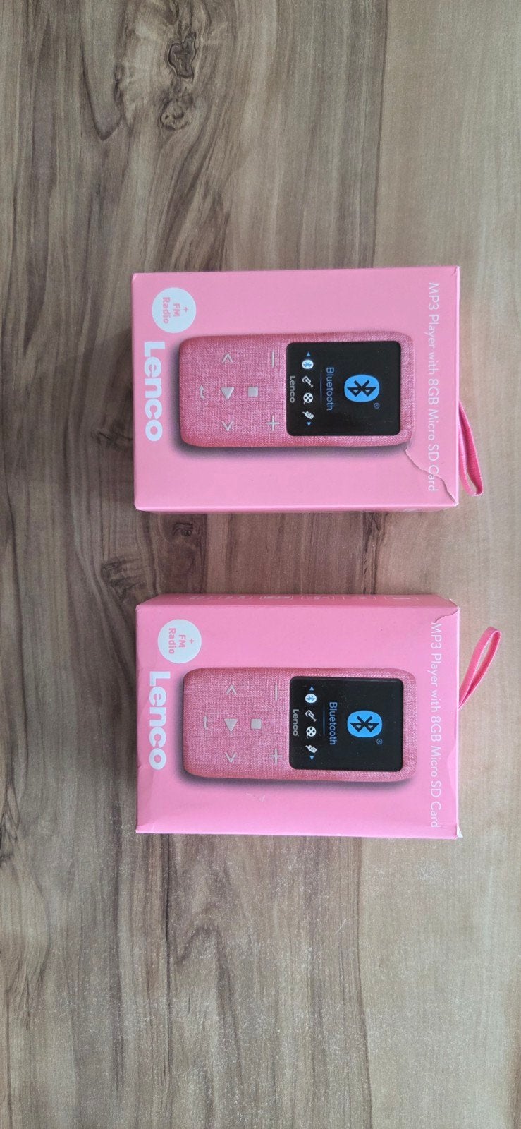 Twee nieuwe, kapotte Lenco MP3 spelers, Overige merken, Met radio, Niet werkend, Minder dan 2 GB