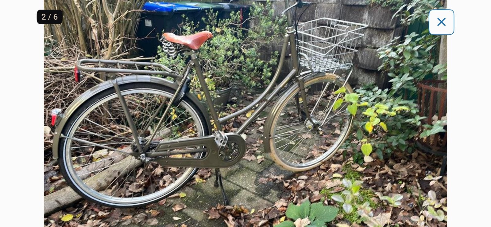 Prachtige elegante sjieke fiets, Fietsen en Brommers, Fietsen | Bakfietsen, Ophalen, Zo goed als nieuw, 1 kind