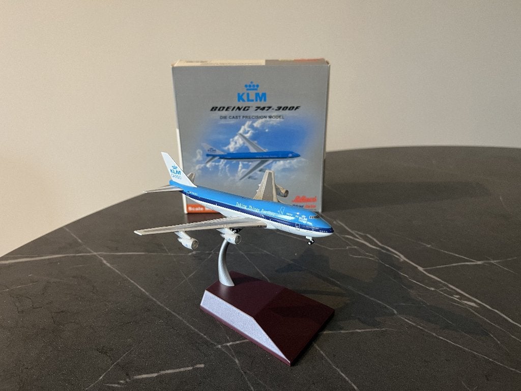 KLM Boeing 747-300F 1/500 diecast, Ophalen of Verzenden, Zo goed als nieuw, Schaalmodel