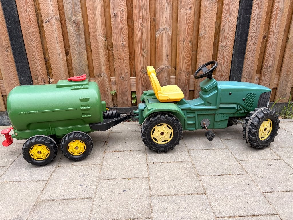 Rolly Toys tractor met gierton, Kinderen en Baby's, Speelgoed | Buiten | Voertuigen en Loopfietsen, Ophalen, Gebruikt, Trapvoertuig