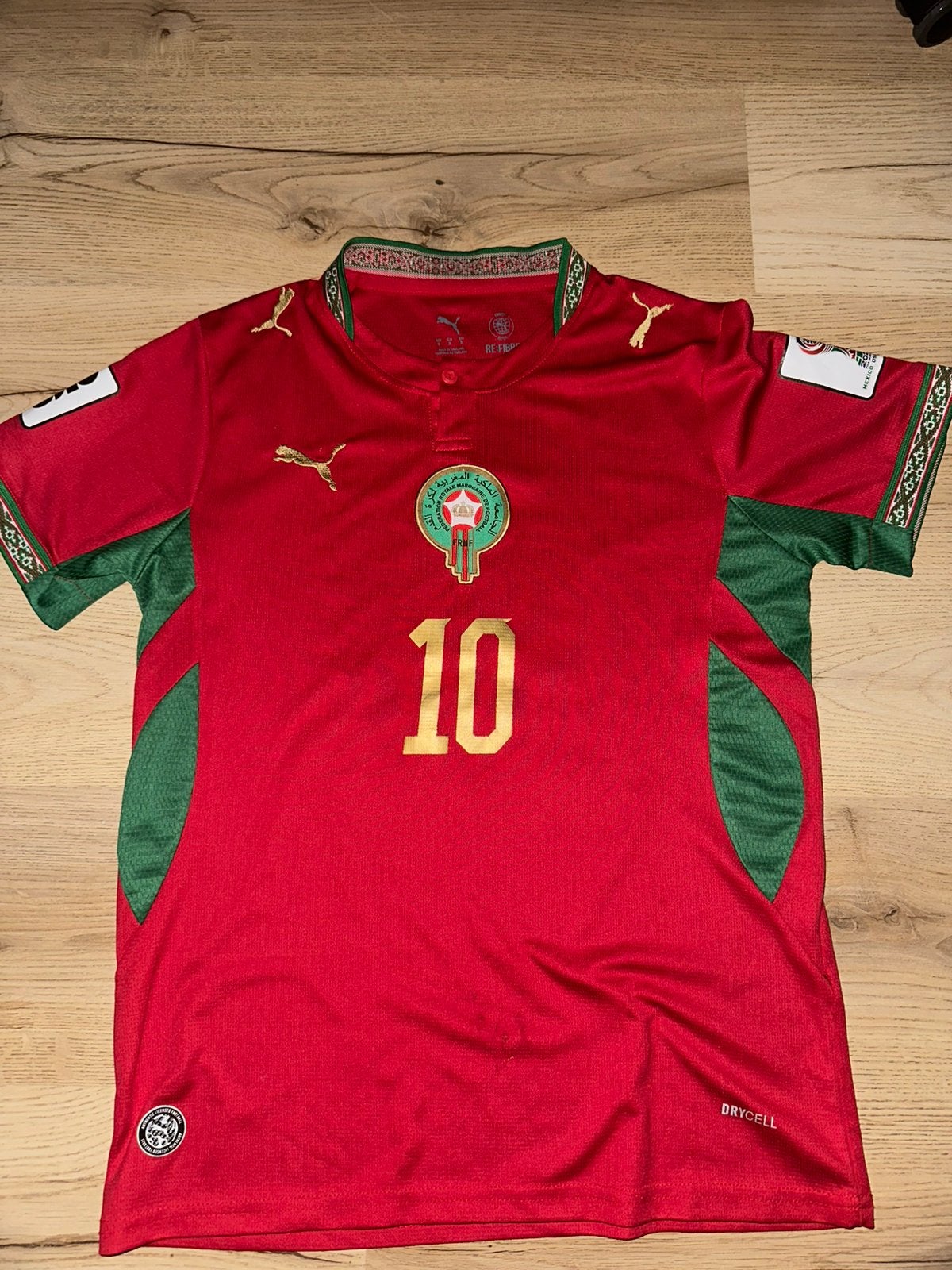Brahim diaz marokko shirt wk 2026, Maat XL, Ophalen of Verzenden, Zo goed als nieuw, Shirt