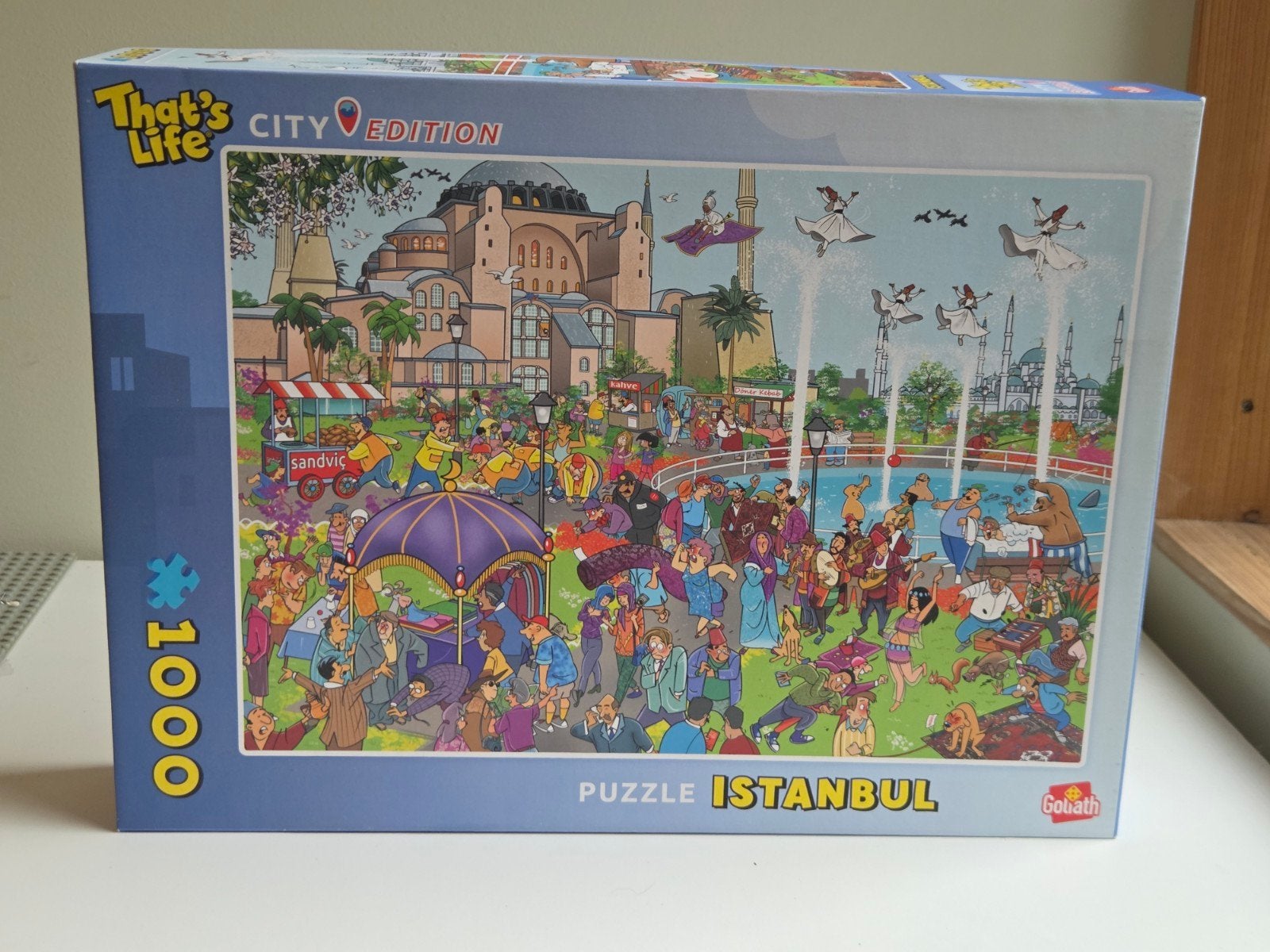 Nieuwe Goliath That's Life City Edition Istanbul puzzel 1000, Ophalen of Verzenden, 500 t/m 1500 stukjes, Nieuw, Legpuzzel