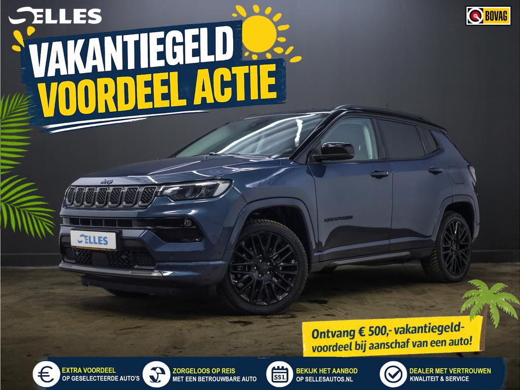 Jeep Compass 4xe 240 Plug-in Hybrid Electric S | SOH Hybrid, Automaat, Adaptive Cruise Control, 4 cilinders, Blauw