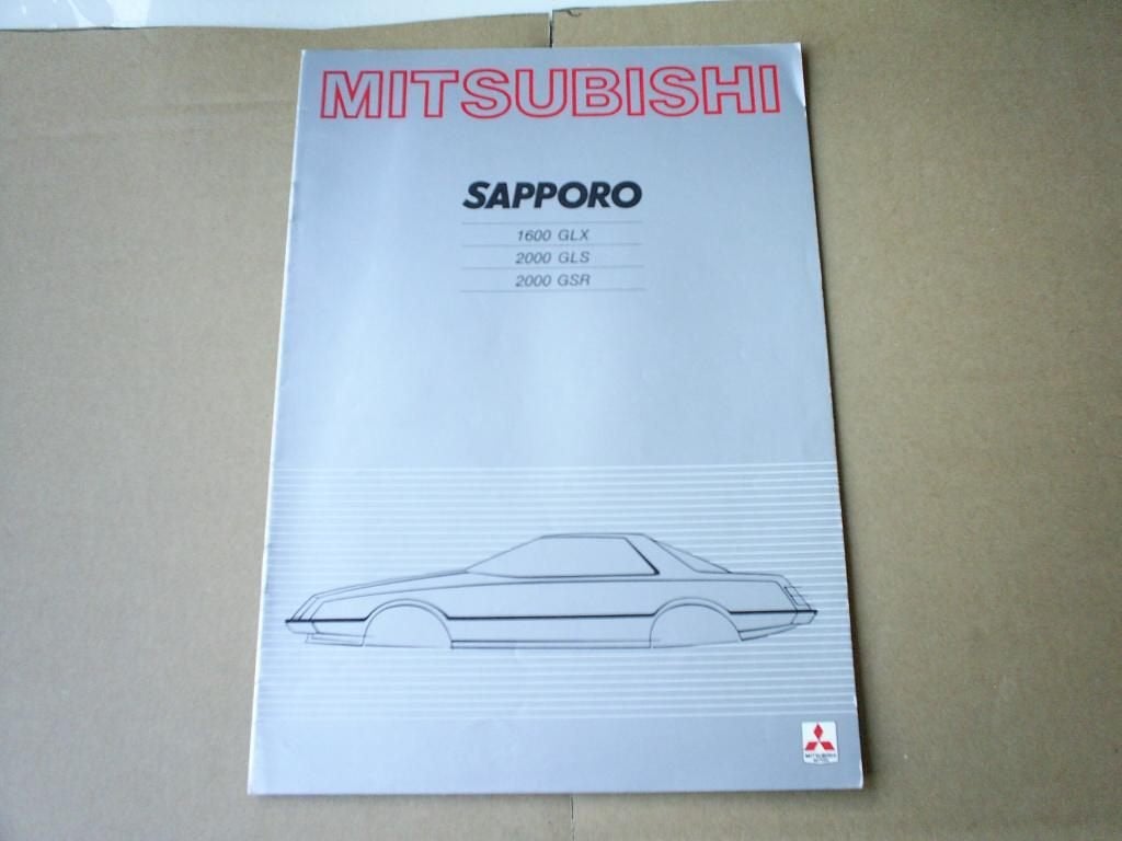 Mitsubishi Sapporo 9 / 1981 12 pag., Verzenden, Zo goed als nieuw, Mitsubishi