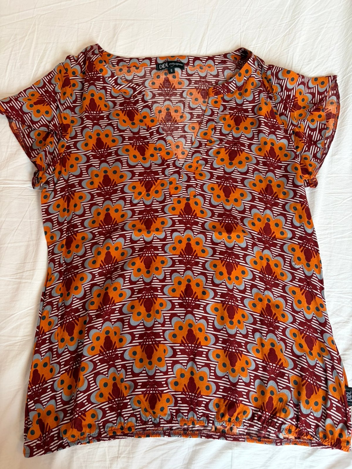 Didi top maat s, Oranje, Ophalen of Verzenden, Korte mouw, Maat 36 (S)