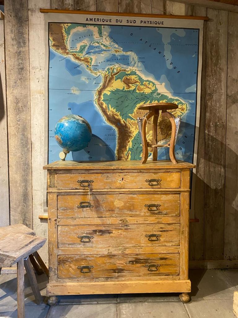 Stoere landelijke Franse kast ladekast dressoir, Ophalen