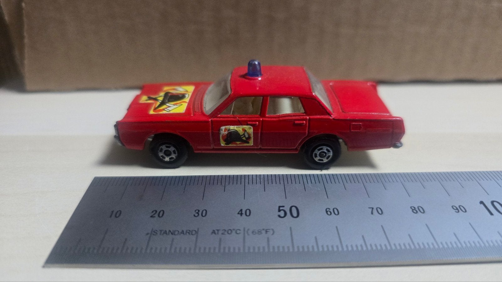 Matchbox Superfast Mercury Politieauto Rood - Vintage, Ophalen of Verzenden