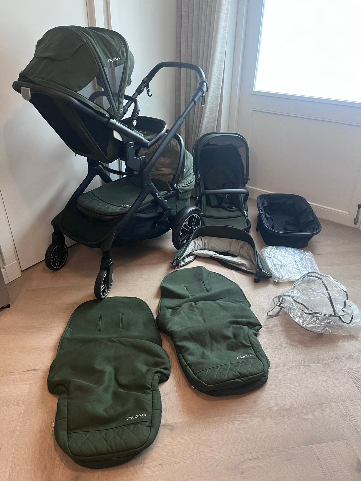 Nuna Demi Grow Duowagen - Compleet, Kinderen en Baby's, Kinderwagens en Combinaties, Gebruikt, Duowagen, Combiwagen, Ophalen