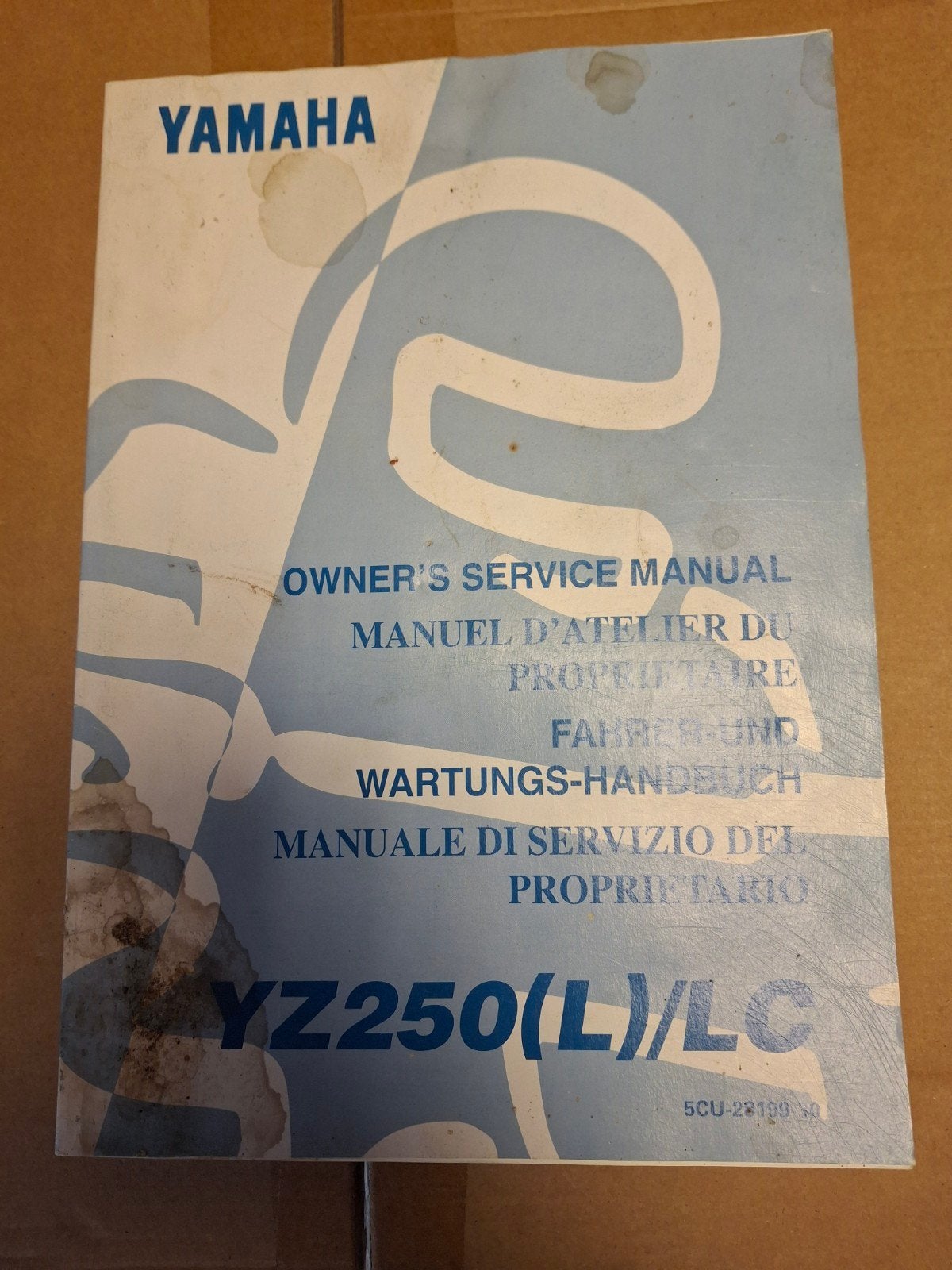 Yamaha YZ250(L)/LC Owner's Service Manual 1999, Ophalen of Verzenden, Yamaha