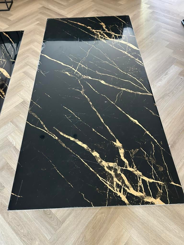 Nieuwe wandpanelen zwart met goud marmer look, hotel chique, Ophalen, Zwart, Overige typen, Nieuw