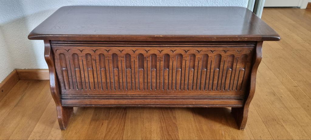 Houten kist met deksel, Ophalen, Minder dan 50 cm, Minder dan 50 cm
