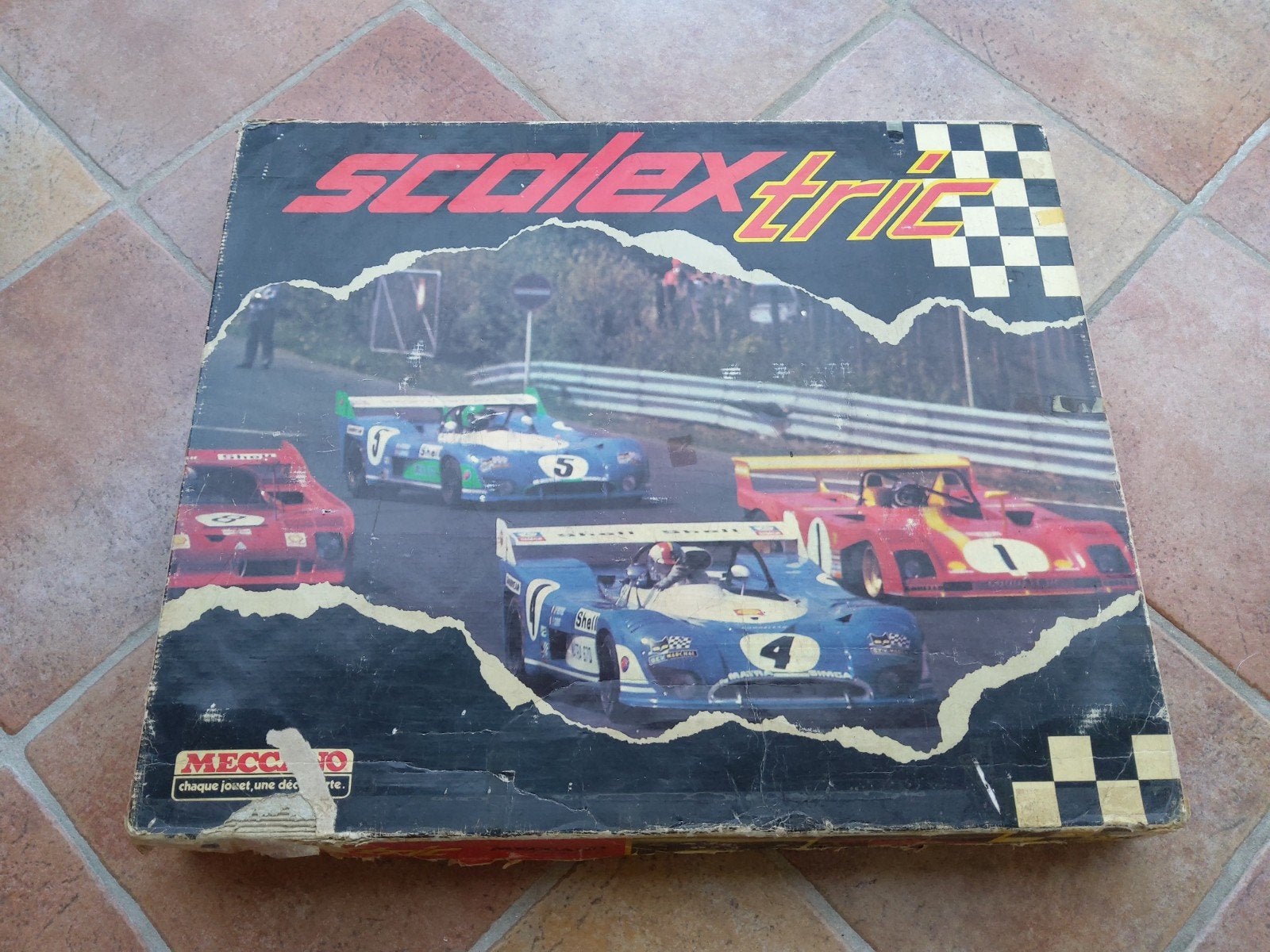 Scalex/tric racebaan vintage, Kinderen en Baby's, Speelgoed | Racebanen, Ophalen of Verzenden, Gebruikt, Elektrisch, Overige merken