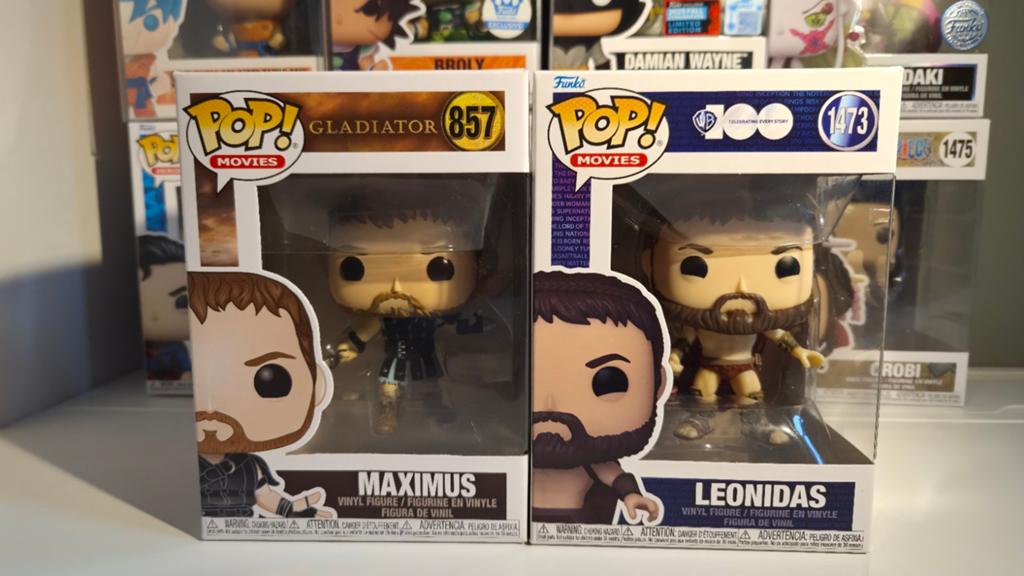 Funko Pop! Maximus (Gladiator) & Leonidas (300) - Set, Ophalen of Verzenden, Zo goed als nieuw