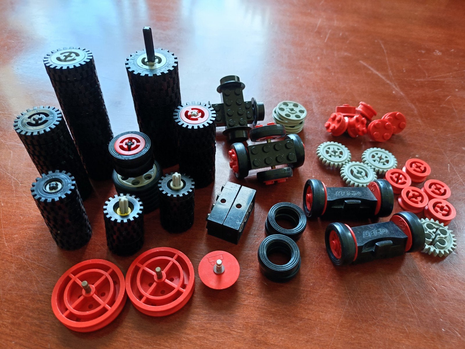 Partij Lego vintage o.a.wiel trein, Ophalen of Verzenden, Gebruikt