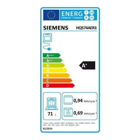 Siemens inbouwoven HQ574AER3 - Toegevoegde stoom, BSH Huishoudapparaten, 60 cm of meer, Informatie@bshg.com, Ophalen of Verzenden