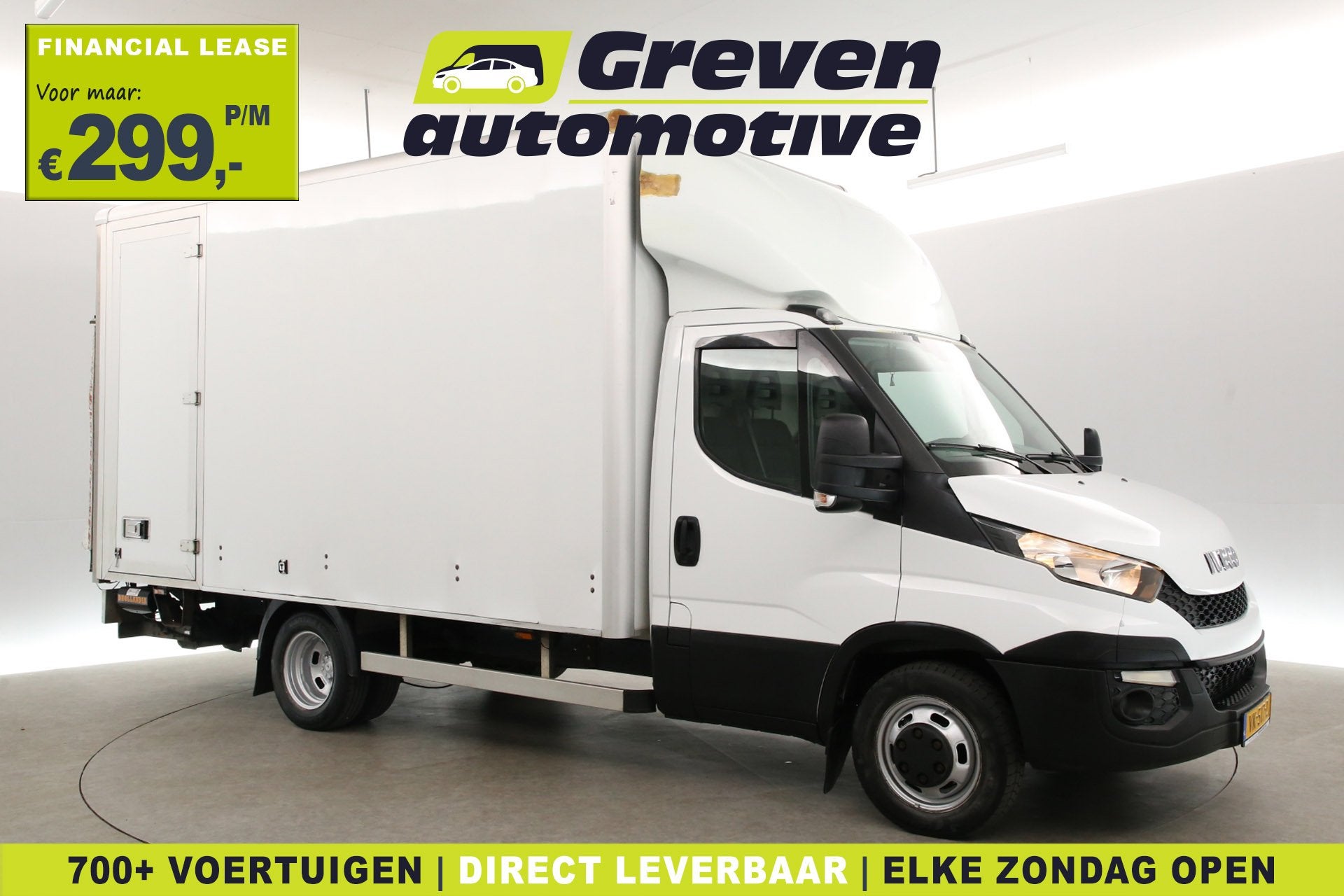 Iveco Daily 35C13D 2.3 375 N1* | Dubbellucht | Laadklep | Zi, Auto's, Euro 5, Iveco, Wit, Origineel Nederlands