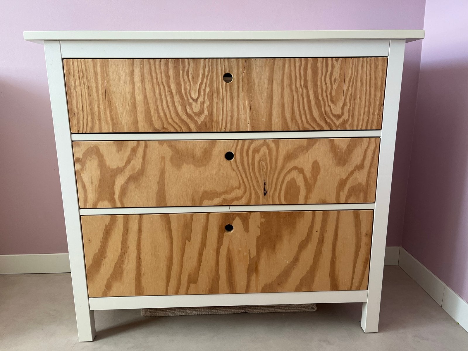 IKEA Hemnes ladekast met 3 lades, Huis en Inrichting, Ophalen, Gebruikt, 100 tot 150 cm, 50 tot 100 cm