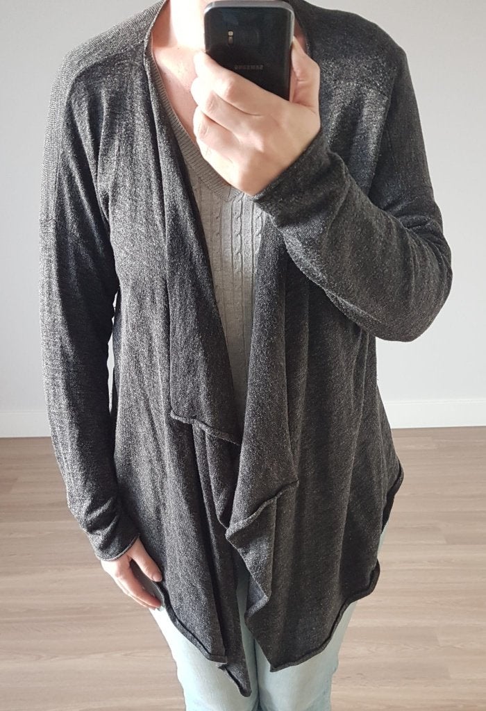 Vest Sierlijk Donker Grijs XL, H&M, Verzenden, Maat 46/48 (XL) of groter, Nieuw