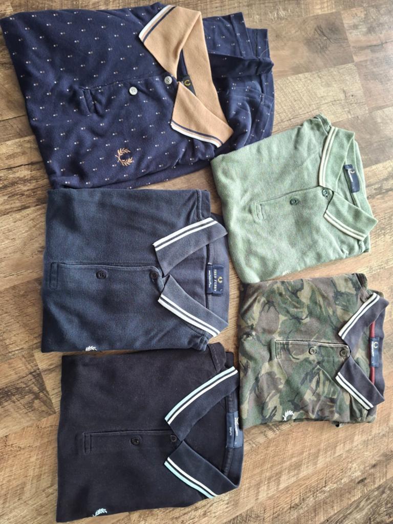 5x Fred perry polo's, Ophalen of Verzenden, Zo goed als nieuw, Maat 52/54 (L), Fred Perry